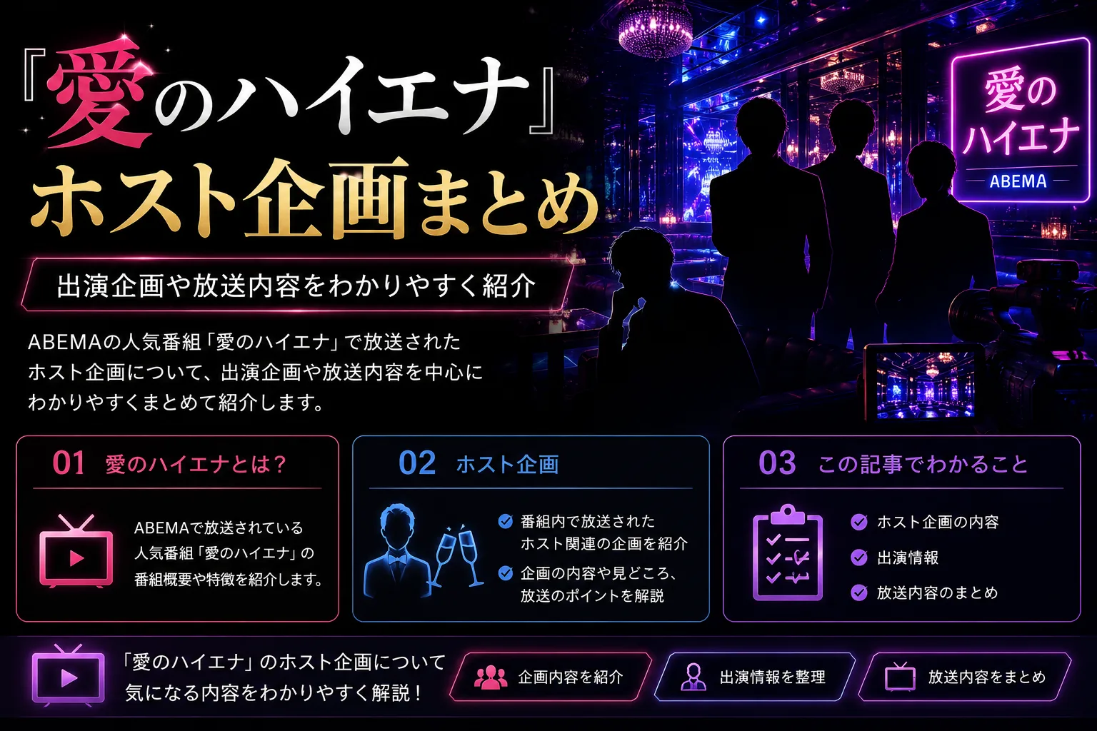 愛のハイエナの出演ホスト一覧2026|店舗住所と軍神・平良翔太