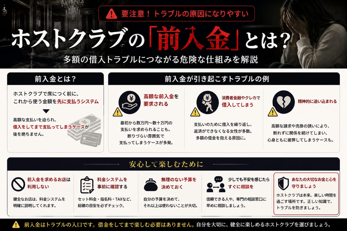 ホスト前入金・売掛廃止後の業界実態|2026最新トラブル対策