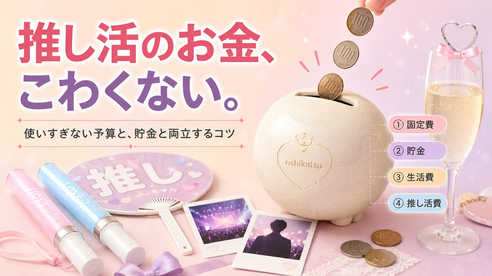 推し活に月いくら使ってる?使いすぎない予算と貯金の両立術