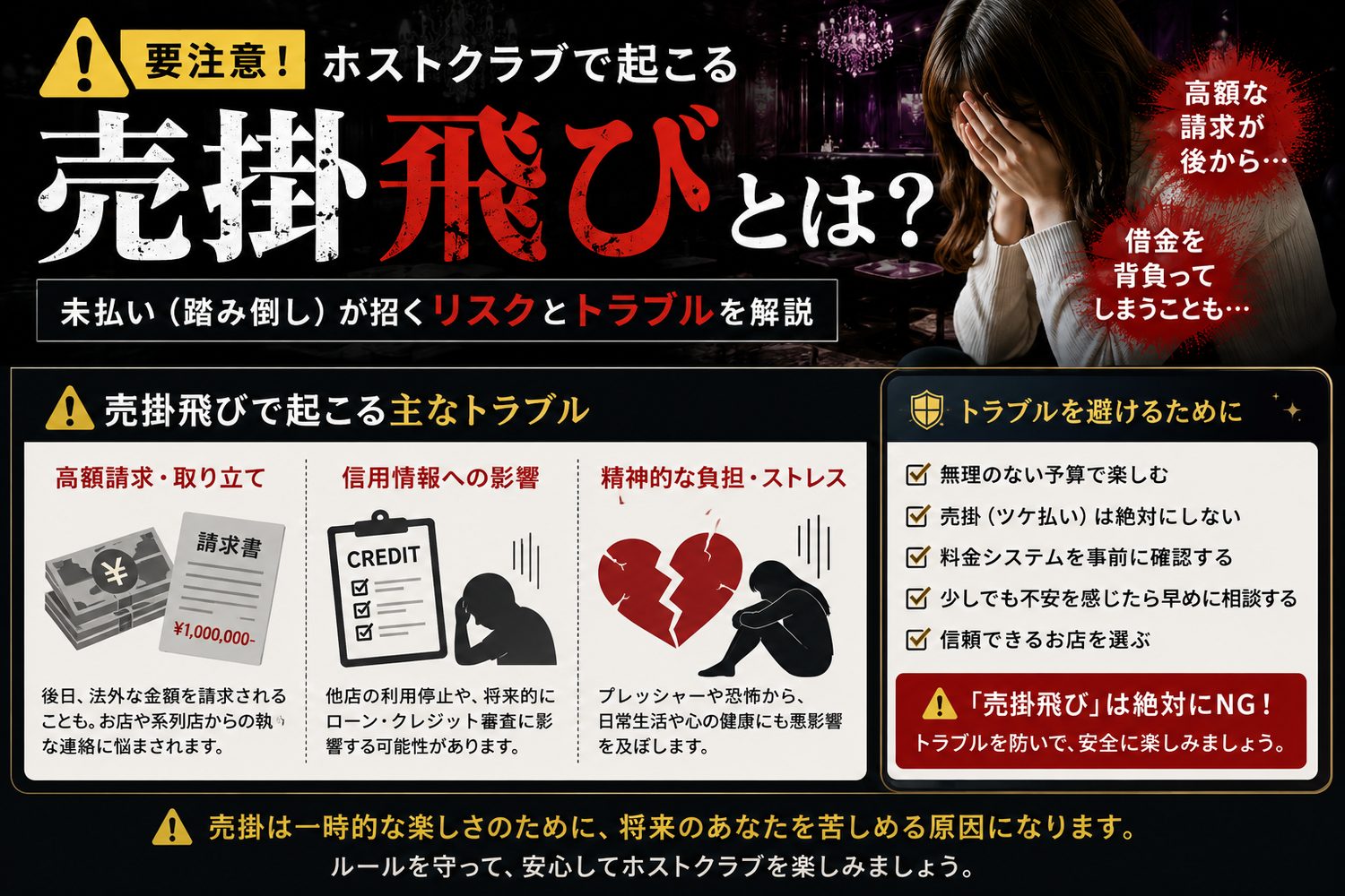 ホスト売掛飛びの末路|詐欺罪・差押えと正しい対処法